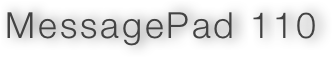 MessagePad 110